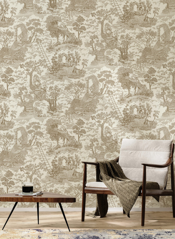Josephine Munsey Wallpaper Islet Hoping Toile-15092 Josephine Munsey Wallpaper Islet Hoping Toile-15092