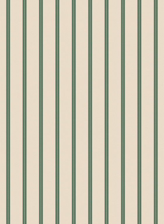 studio ditte Tapete Ribbon / Lintjes - Green on Cream / Groen op Crème-15269.6