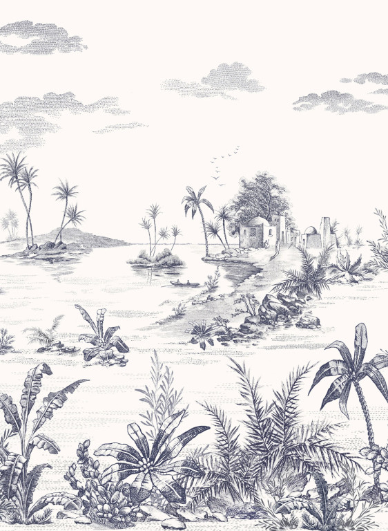 Isidore Leroy Wallpaper Vues d'Orient-15297