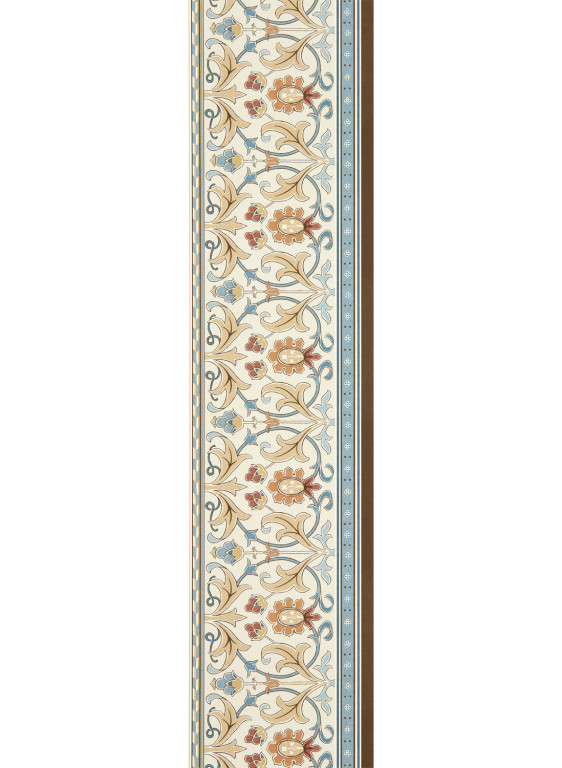 Morris & Co Carta da parati Ornamental Frieze - Linen/ Woad-15361.1 Morris & Co Carta da parati Ornamental Frieze - Linen/ Woad-15361.1