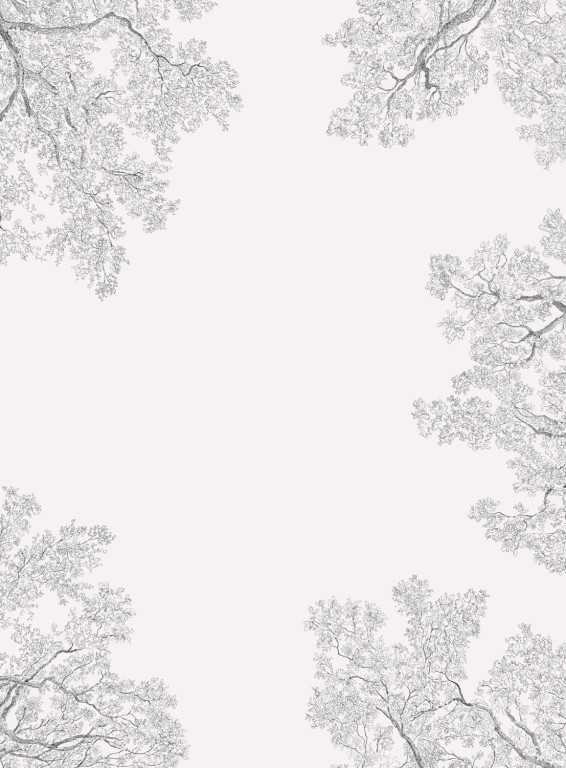 Isidore Leroy Carta da parati panoramica Sous les Chênes-15398