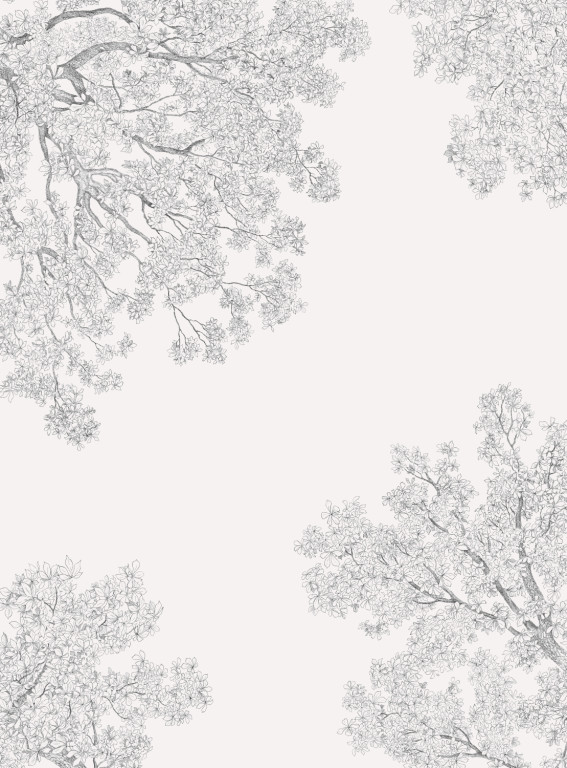 Isidore Leroy Carta da parati panoramica Sous les Marronniers-15399