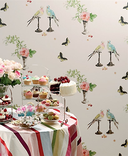 Tapete Perroquet - Designtapete von Osborne & Little-1557 Tapete Perroquet - Designtapete von Osborne & Little-1557