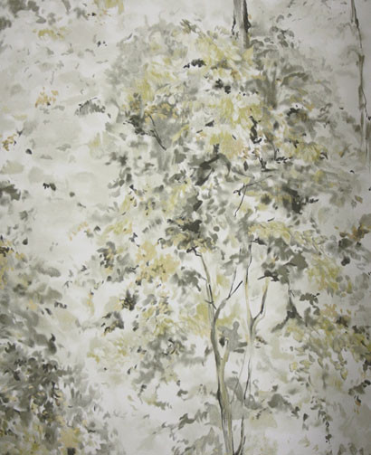 Nina Campbell Papier peint Lochwood - Charcoal/ Gold-1570.2 Nina Campbell Papier peint Lochwood - Charcoal/ Gold-1570.2