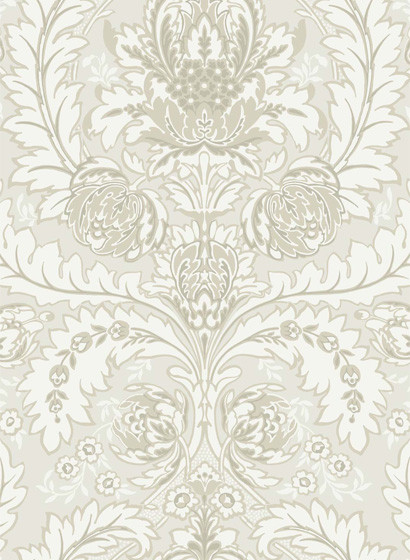 Coleridge - Designtapete von Cole & Son - White & Ivory-1573.3 Coleridge - Designtapete von Cole & Son - White & Ivory-1573.3