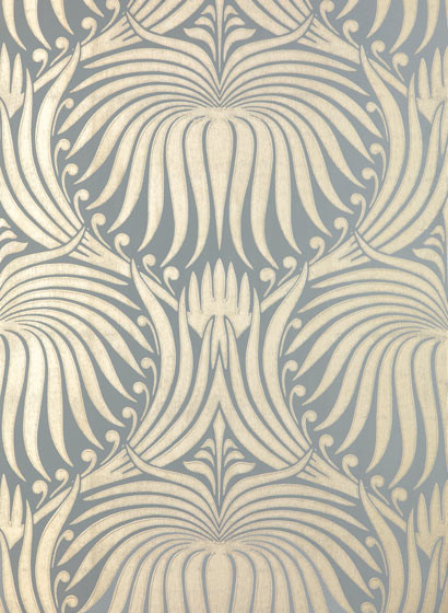 Farrow & Ball Carta da parati Lotus - Gray/ Gilver-1574.19 Farrow & Ball Carta da parati Lotus - Gray/ Gilver-1574.19