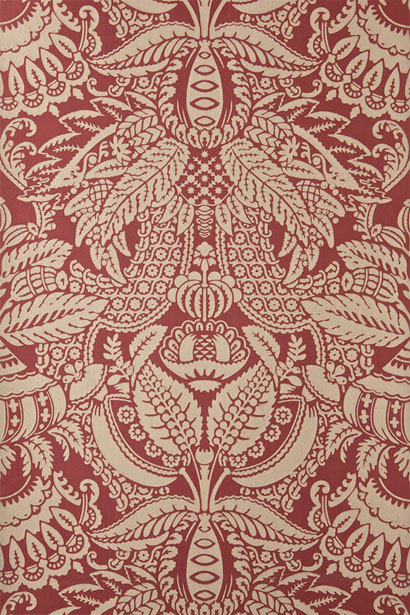 Farrow & Ball Wallpaper Orangerie Eating Room Red/ Stony Ground-1575.4