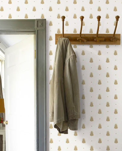 Tapete Bumble Bee - Designtapete von Farrow & Ball-1576 Tapete Bumble Bee - Designtapete von Farrow & Ball-1576