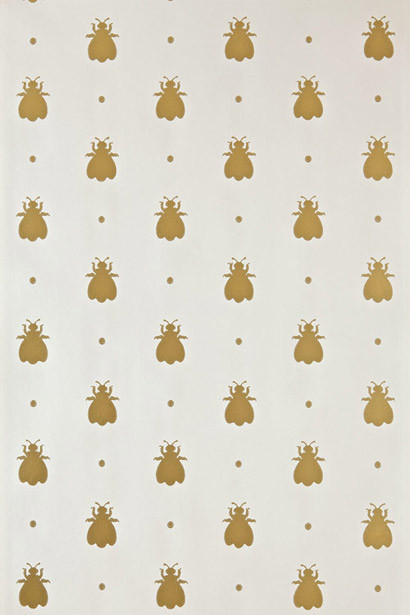 Tapete Bumble Bee - Designtapete von Farrow & Ball-1576 Tapete Bumble Bee - Designtapete von Farrow & Ball-1576