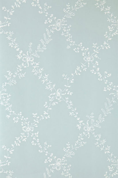 Toile Trellis von Farrow & Ball - All White/ Teresa's Green-1581.5 Toile Trellis von Farrow & Ball - All White/ Teresa's Green-1581.5