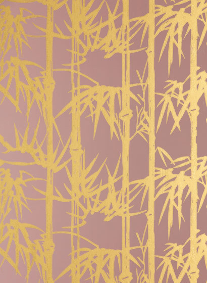 Farrow & Ball Wallpaper Bamboo Pink/ Gold-1583.4