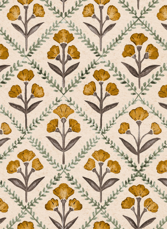 Coordonne Wallpaper Poppy - Curry-16143.2 Coordonne Wallpaper Poppy - Curry-16143.2