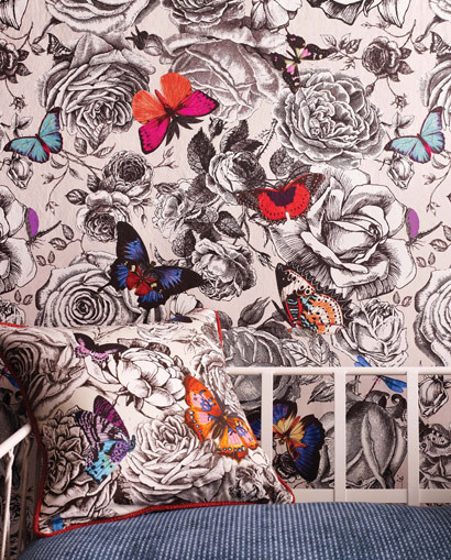 Osborne & Little Wallpaper Butterfly Garden-1621 Osborne & Little Wallpaper Butterfly Garden-1621