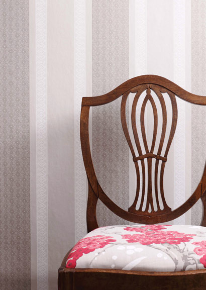 Osborne & Little Wallpaper Chantilly Stripe-1624 Osborne & Little Wallpaper Chantilly Stripe-1624