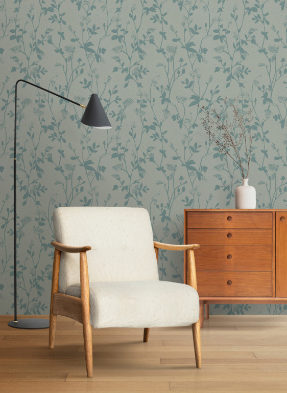 Sian Zeng Papier peint Feather Plant-16291 Sian Zeng Papier peint Feather Plant-16291