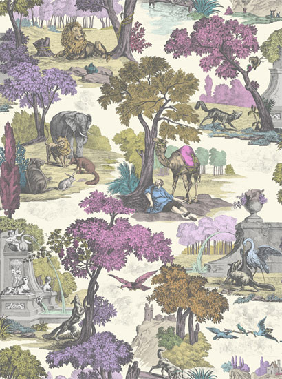 Tapete Versailles Grand von Cole & Son - Mulberry & Copper-1629.2 Tapete Versailles Grand von Cole & Son - Mulberry & Copper-1629.2