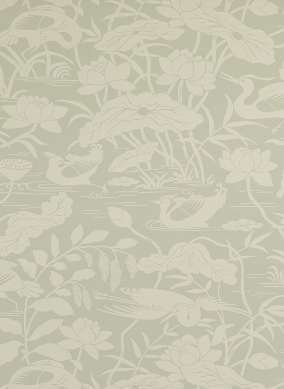 GP & J Baker Papier peint Heron & Lotus Flower-16328 GP & J Baker Papier peint Heron & Lotus Flower-16328