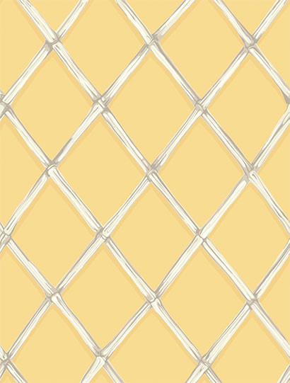 Tapete Bagatelle von Cole & Son - Yellow-1632.5