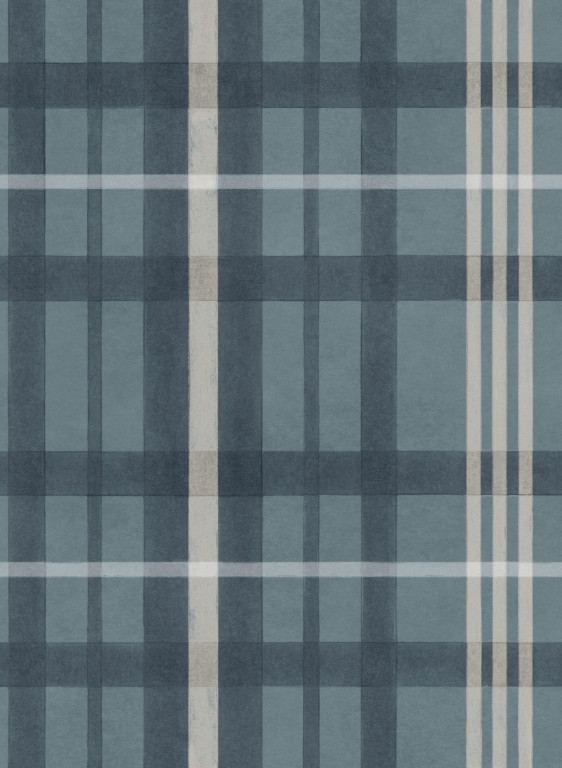 Coordonne Tapete Clan's Check - Sapphire-16333.1 Coordonne Tapete Clan's Check - Sapphire-16333.1