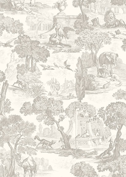 Tapete Versailles von Cole & Son - Charcoal-1635.2 Tapete Versailles von Cole & Son - Charcoal-1635.2