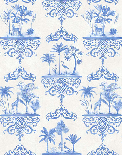 Tapete Rousseau von Cole & Son - Cobalt Blue-1636.1 Tapete Rousseau von Cole & Son - Cobalt Blue-1636.1