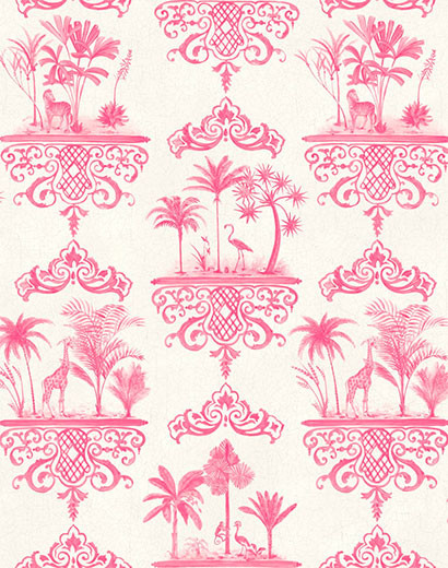 Tapete Rousseau von Cole & Son - Rose Pink-1636.5 Tapete Rousseau von Cole & Son - Rose Pink-1636.5