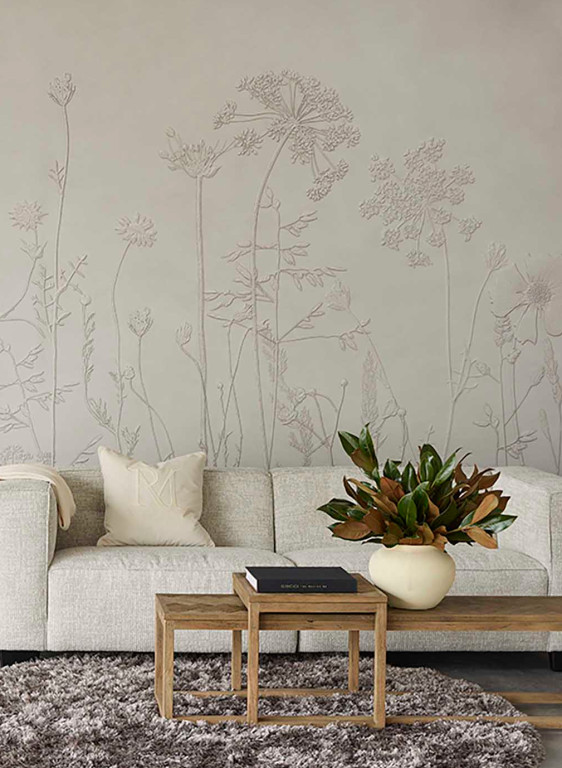 Eijffinger Wandbild Silhouette Flowers-16372 Eijffinger Wandbild Silhouette Flowers-16372