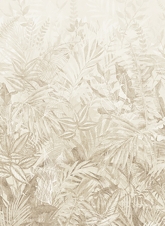Eijffinger Wandbild Linen Leaves-16373 Eijffinger Wandbild Linen Leaves-16373