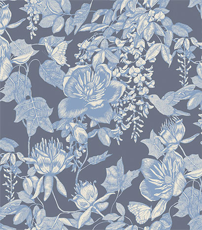 Tapete Tivoli von Cole & Son - Indigo-1637.1 Tapete Tivoli von Cole & Son - Indigo-1637.1