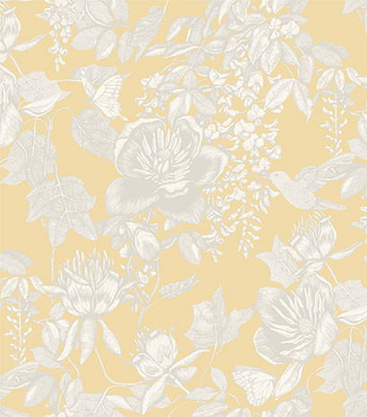 Tapete Tivoli von Cole & Son - Yellow-1637.2 Tapete Tivoli von Cole & Son - Yellow-1637.2