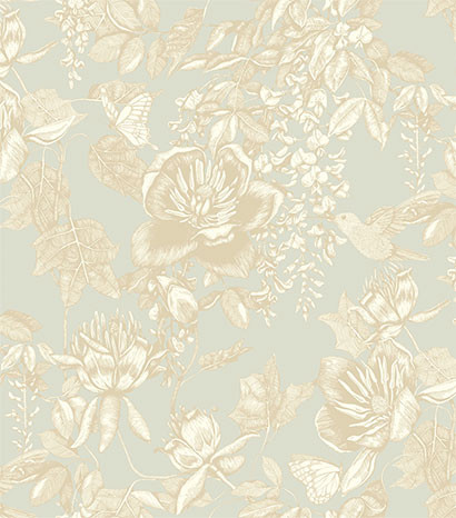 Cole & Son Wallpaper Tivoli Duck Egg-1637.4 Cole & Son Wallpaper Tivoli Duck Egg-1637.4
