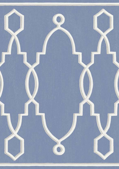 Bordüre Parterre von Cole & Son - Cobalt Blue-1641.3 Bordüre Parterre von Cole & Son - Cobalt Blue-1641.3