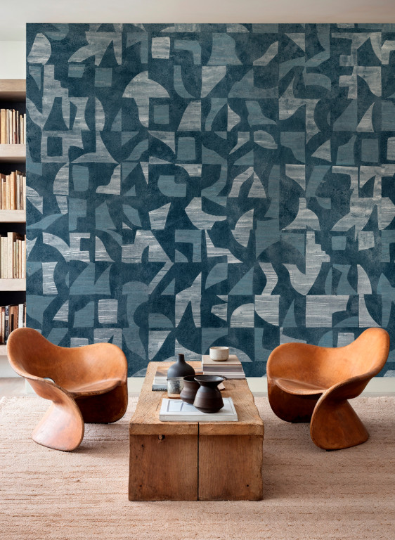 Coordonné Papier peint panoramique Woodblock-16432 Coordonné Papier peint panoramique Woodblock-16432