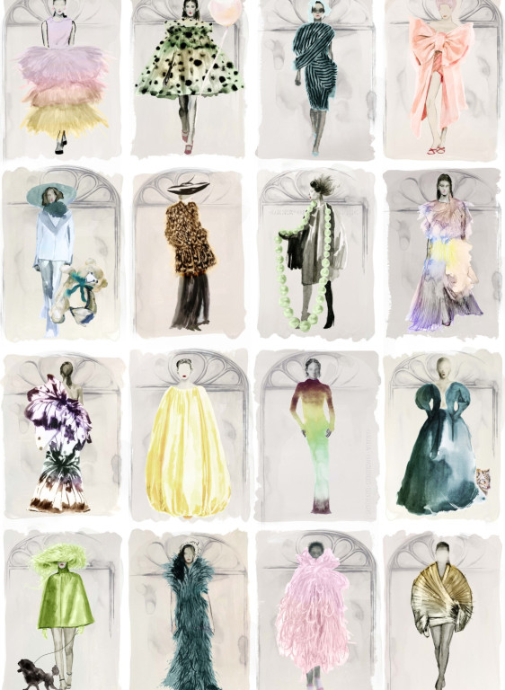 Cole & Son Papier peint Couture Carousel with Windows-16448