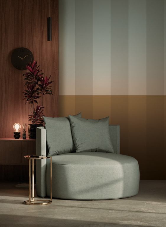 KEK Amsterdam Carta da parati Gradient Stripes 1 Uyterlinde-16487