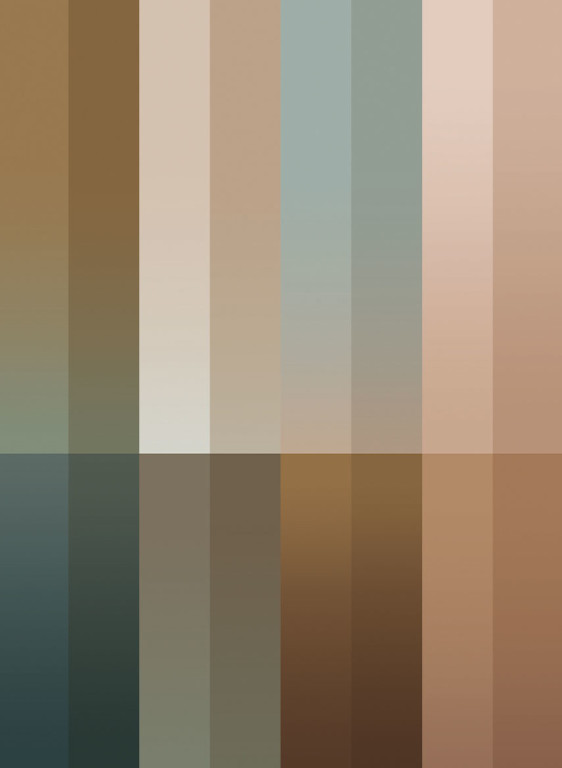 KEK Amsterdam Carta da parati panoramica Gradient Stripes Uyterlinde-16490