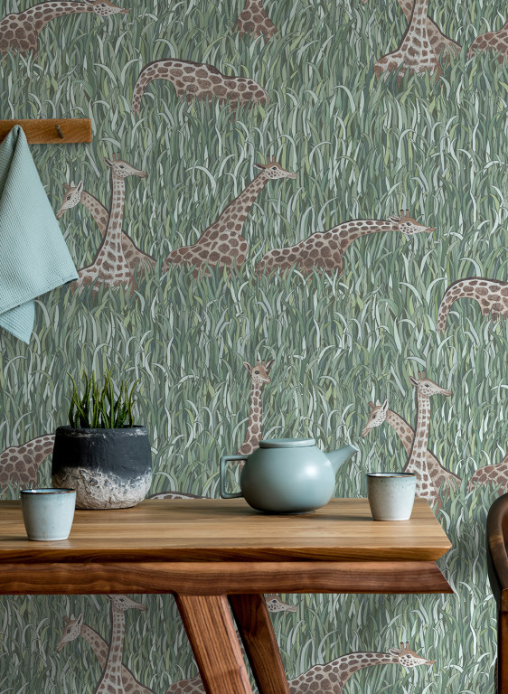 Josephine Munsey Wallpaper Giraffes-16524