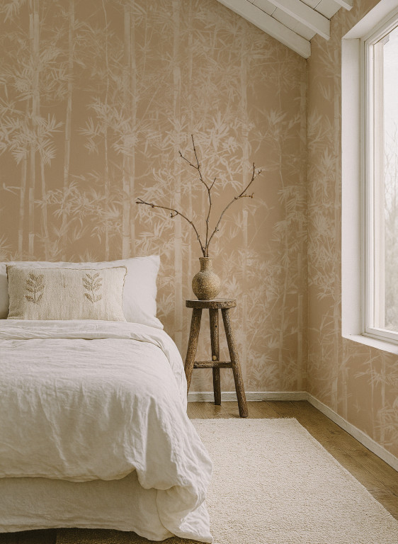 Sian Zeng Carta da parati panoramica Bamboo Beige-16553 Sian Zeng Carta da parati panoramica Bamboo Beige-16553