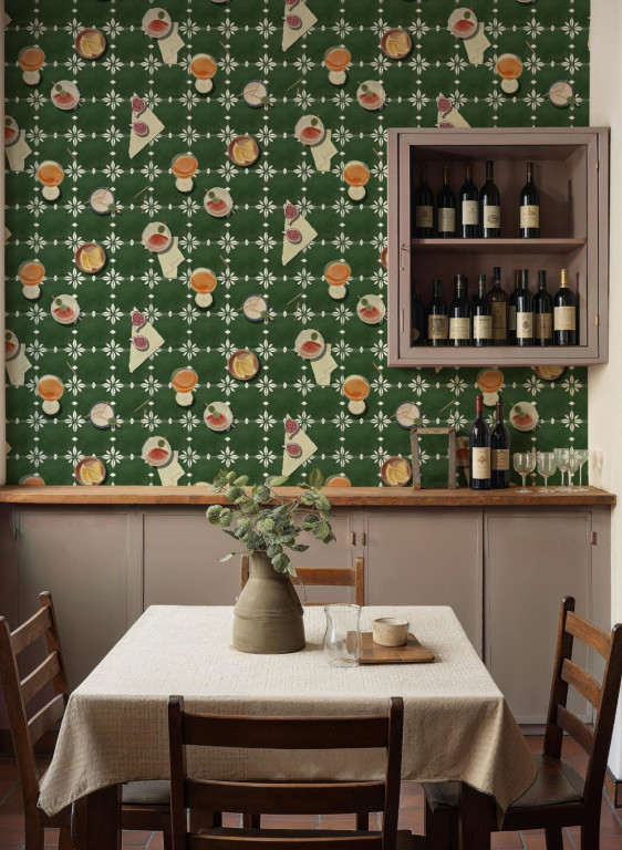 Tres Tintas Carta da parati Vermut-16560