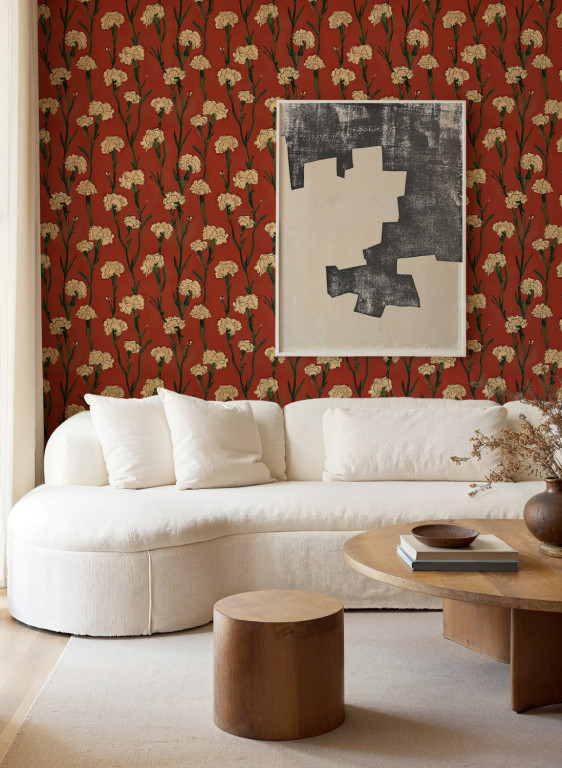 Tres Tintas Carta da parati Clavelitos-16561