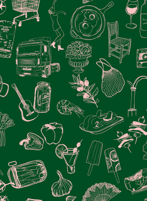 Tres Tintas Carta da parati Souvenirs-16563