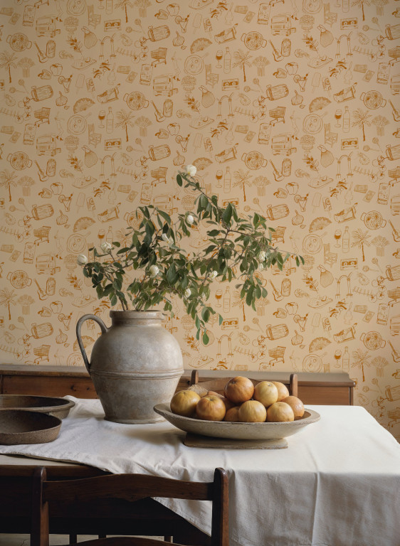 Tres Tintas Carta da parati Souvenirs-16563