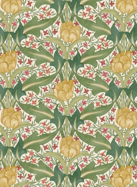 GP & J Baker Tapete Tulip & Jasmine-16581