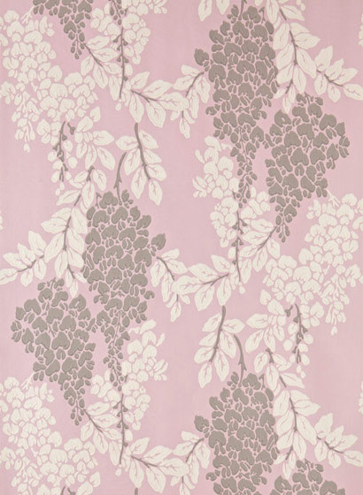 Farrow & Ball Wallpaper Wisteria Cinder Rose/ Joa's White/ Charleston Gray-1658.8 Farrow & Ball Wallpaper Wisteria Cinder Rose/ Joa's White/ Charleston Gray-1658.8