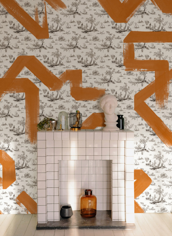 Tres Tintas Mural Toile Strokes-16619 Tres Tintas Mural Toile Strokes-16619