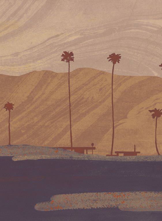 Tres Tintas Wandbild Palms View-16644 Tres Tintas Wandbild Palms View-16644