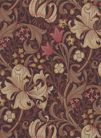 Morris & Co Carta da parati Golden Lily-1698 Morris & Co Carta da parati Golden Lily-1698