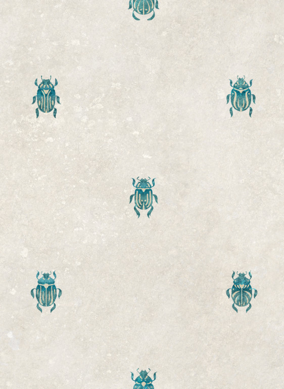 Sandberg Papier peint Audrey - Blue-17016.3