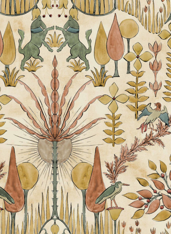 Coordonne Tapete Oasis Villa - Sand-17033.3