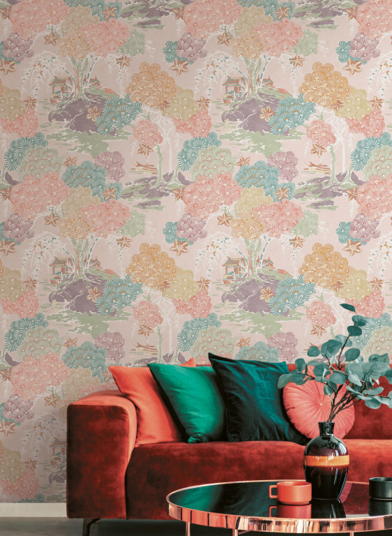 Jannelli & Volpi Tapete Sea of Trees-17063